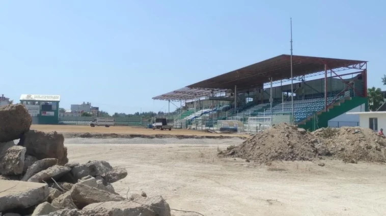 İsmail Ogan Stadyumu'nda tadilat başladı