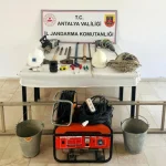 Kaçak kazıya jandarma engeli