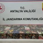 Kaş'ta 22 kilo kaçak nargile tütünü ele geçirildi