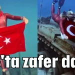 Kaş'ta zafer dalışı