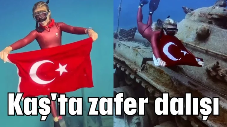 Kaş'ta zafer dalışı