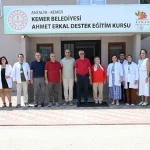 Kemer’de eğitim ve sanat çalışmaları