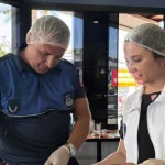 Kemer'de zabıtadan fırınlarda hijyen denetimi