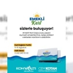 Konyaaltı'nda emekli kart için geri sayım