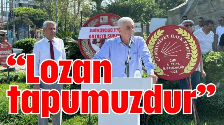 ''Lozan tapumuzdur''