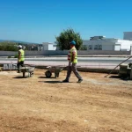 Manavgat'ta cadde düzenleme çalışması