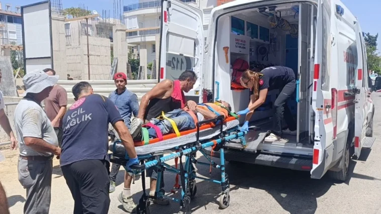 Manavgat’ta inşaatta kaza: 2 işçi yaralandı