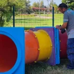 Manavgat'ta Köpek Eğitim Parkı'na yeni parkurlar