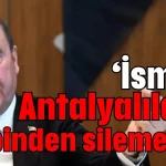 Muhittin Böcek: ‘İsmimi Antalyalıların kalbinden silemezler’