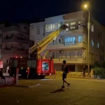 Ocakta unutulan tencere yangına sebep oldu