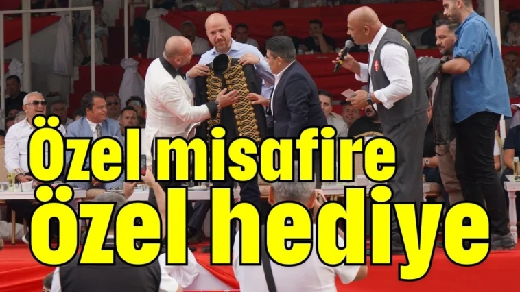 Özel misafire özel hediye