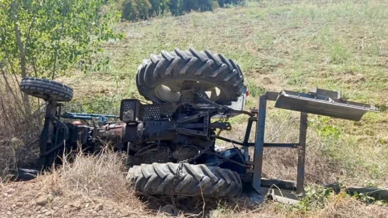 Serik’te tarlaya giden çiftçi traktör kazasında can verdi