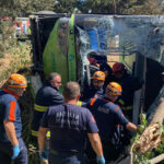 Direksiyonda fenalaşıp kaza yapan otobüs şoförü öldü