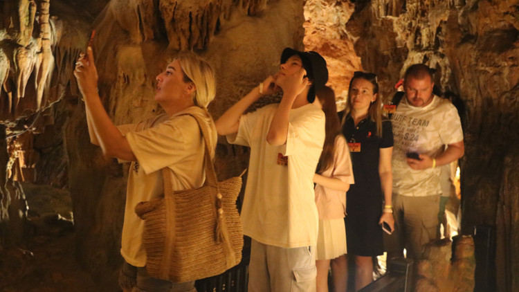 Damlataş Mağarasına 209 bin ziyaretçi