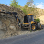 Büyükşehirden Manavgat yollarında kış mesaisi