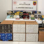 Kaşta kaçak sigara operasyonu