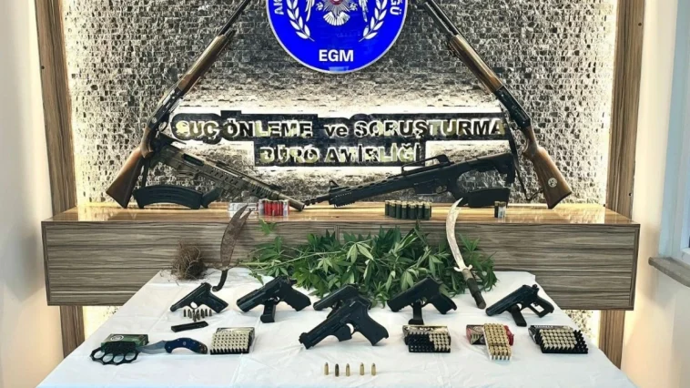 Aksu’da ruhsatsız silah operasyonu: 9 gözaltı