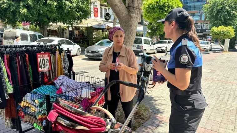 Alanya’da polis dolandırıcılığa karşı sahada
