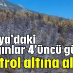 Alanya'daki yangınlar 4'üncü günde kontrol altına alındı