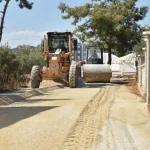 Altıayak’ta sathi asfalt hazırlığı