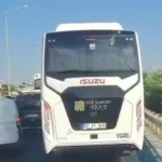 Ambulans şoförünün emniyet şeridi çilesi