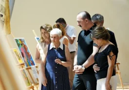 Anlamlı serginin açılışını başkan Kotan yaptı