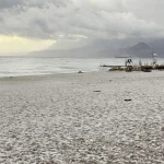 Antalya 15 dakikada kışı yaşadı