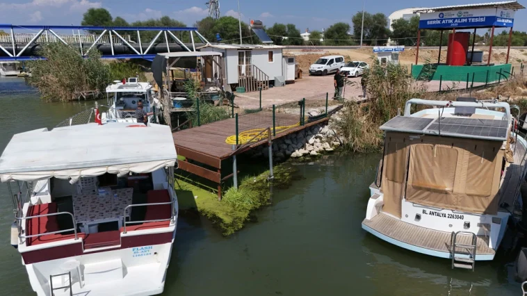 Antalya Büyükşehir'in 8'inci Gemi Atık Alım Tesisi Serik'te hizmete girdi