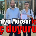 Antalya Müzesi için suç duyurusu