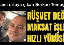 Antalya soruşturmasında Serkan Temuçin'den çarpıcı ifade! Rüşvet değil maksat işler hızlı yürüsün