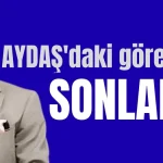Antalya Vali Yardımcısı Sezgin'in AYDAŞ'daki görevi de sonlandı