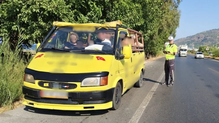 Antalya’da 1 haftada 65 bin araç denetlendi