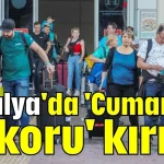 Antalya'da 'Cumartesi Rekoru' kırıldı