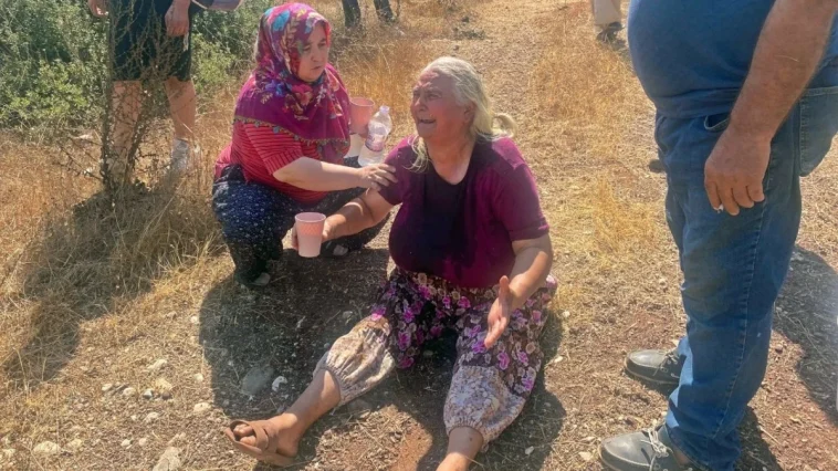 Antalya'da yaşlı kadını sinir krizine sokan yangın