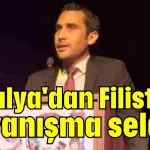 Antalya'dan Filistin'e dayanışma selamı