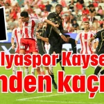 Antalyaspor Kayseri'yi elinden kaçırdı 1-1