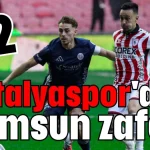 Antalyaspor'dan Samsun zaferi 1-2