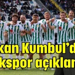Başkan Kumbul’dan Serikspor açıklaması