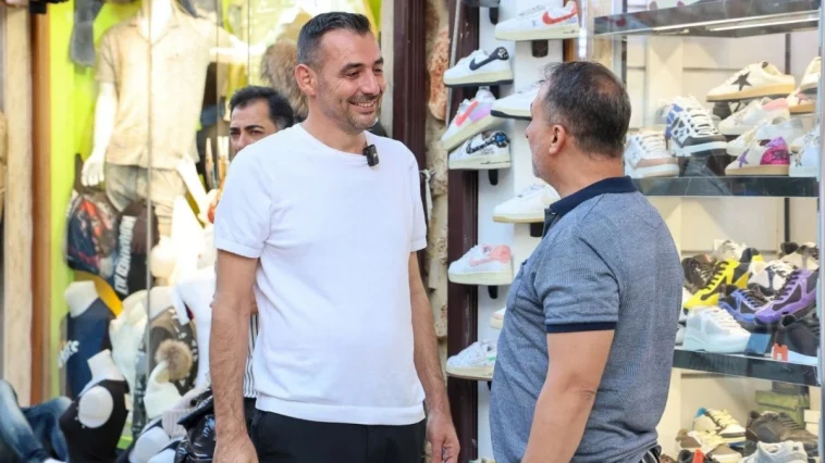 Başkan Vekili Çiçek'ten esnaf ziyareti