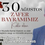 Belediye İş Sendikası Antalya Şube Başkanı Ali Kuş