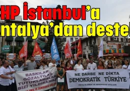 CHP İstanbul’a Antalya’dan destek