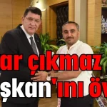 Çıkar çıkmaz 'Başkan'ını övdü