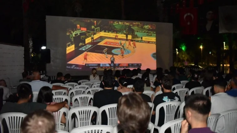 Dokumapark’ta milli maç heyecanı