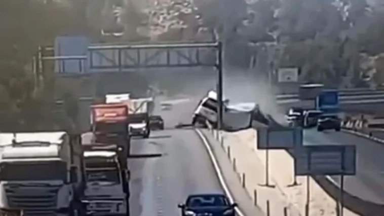 Döşemealtı’ndaki feci tır kazası kamerada