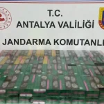 Gazipaşa'da 2 bin paket kaçak sigara ele geçirildi