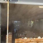 Gazipaşa’da kafe bacasında korkutan yangın