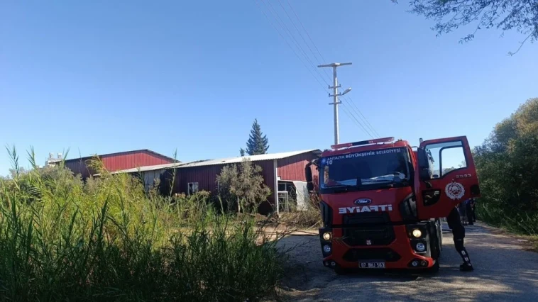 Gıda deposundaki yangında hasar büyük