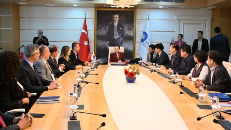 Güney Kore Heyeti’nden Antalya Büyükşehir Belediyesi’ne ziyaret