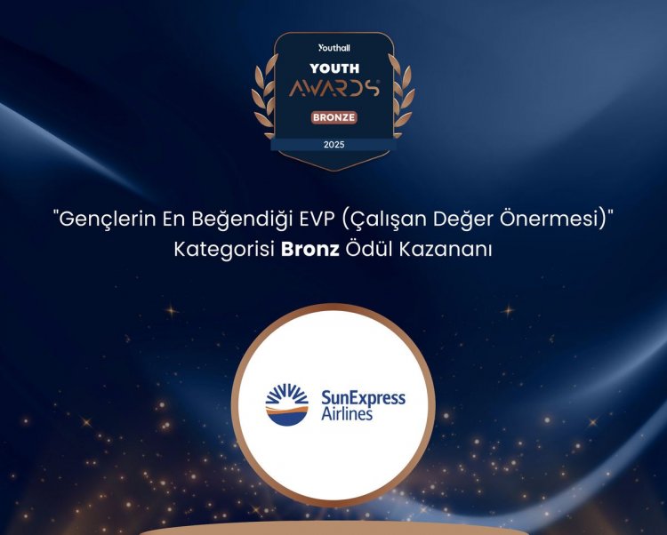 SUNEXPRESS’E YOUTH AWARDS 2025’TE ÇİFTE ÖDÜL