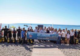 ANTALYA BÜYÜKŞEHİR BELEDİYESİ VE TURMEPA İŞBİRLİĞİ İLE SAHİL TEMİZLİĞİ